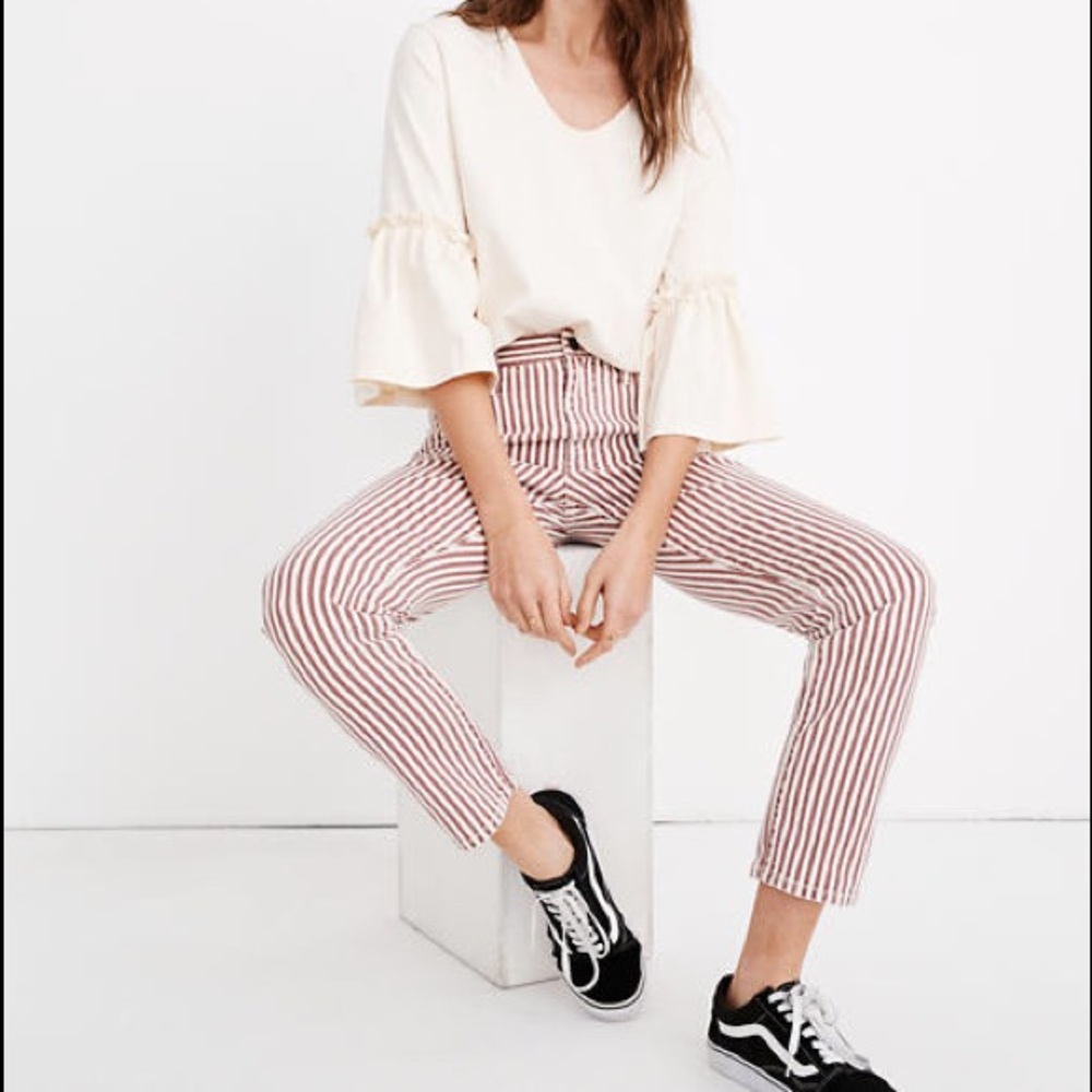 NWT Madewell High Rise Slim Crop Boy Jean